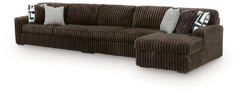 Midnight-Madness Sectional with Chaise