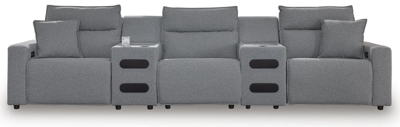 Modmax II Reclining Sectional with Audio Consoles