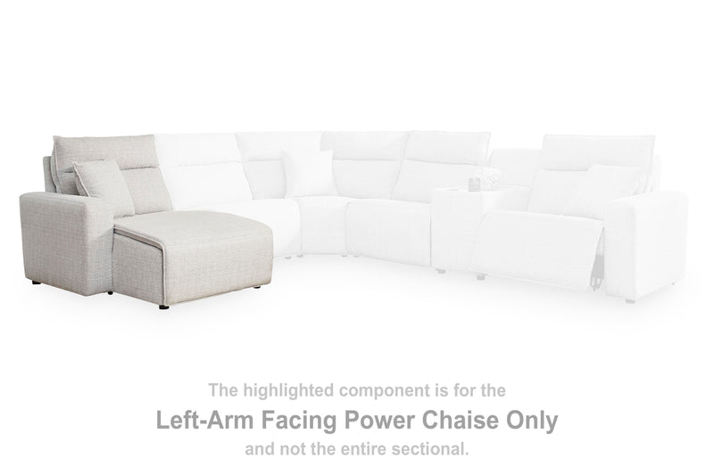 Modmax II Power Reclining Sectional with Chaise and Consoles