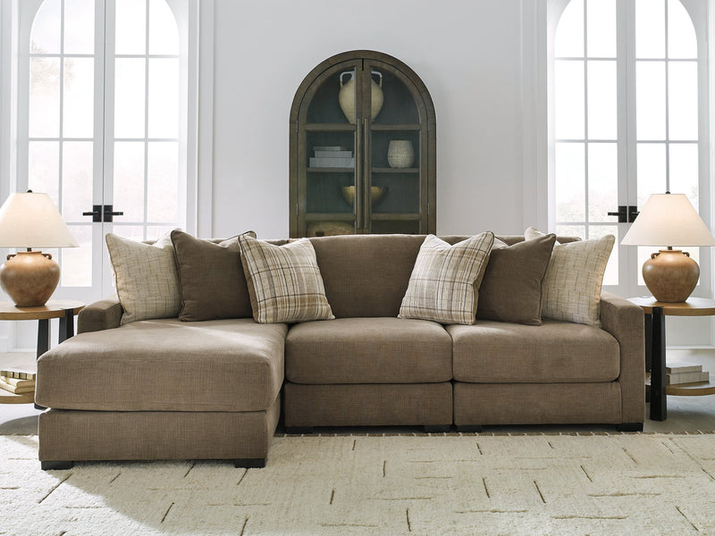 Camellia-Court Sectional with Chaise