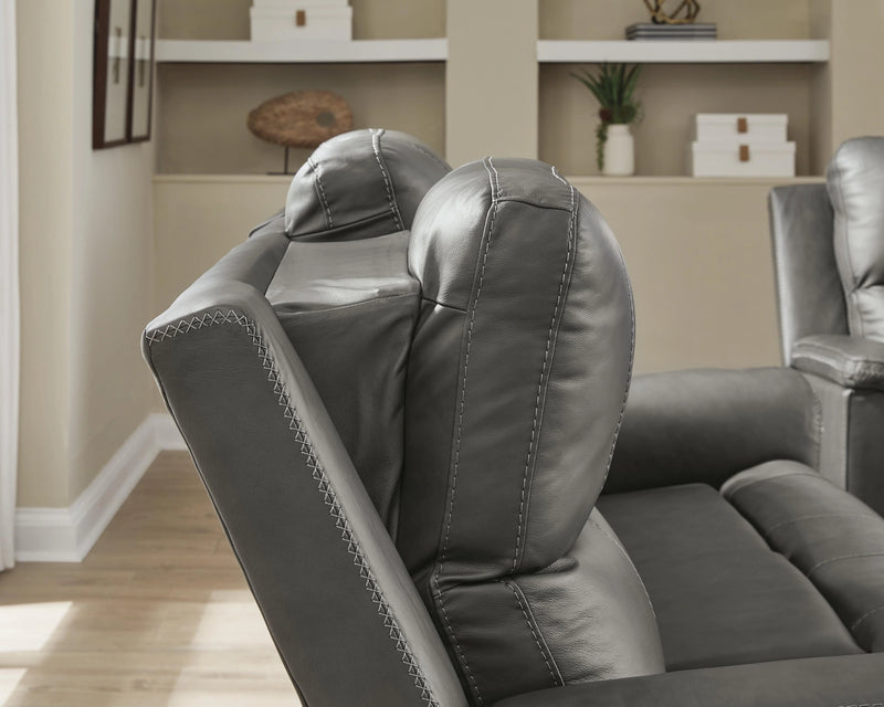 Bleckley Power Reclining Loveseat with Console