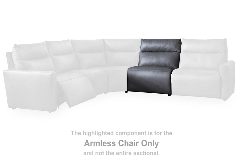 ModZ Power Reclining Sectional with Audio Consoles