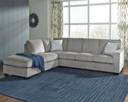 Ashley Furniture Altari Sleeper Sectional with Chaise, modern sectional sofa with a chaise lounge, fabric upholstery and clean lines.