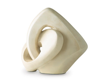 Ashley Furniture Feebs sculpture, modern decorative sculpture with abstract design, displayed on a neutral background.