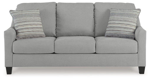 Adlai Sofa Sleeper by Ashley Furniture showing a modern gray sleeper sofa with plush cushions and a fold-out bed feature.