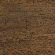 Ashley Moriville dining room set with a wooden table and six matching upholstered chairs in a modern kitchen setting.