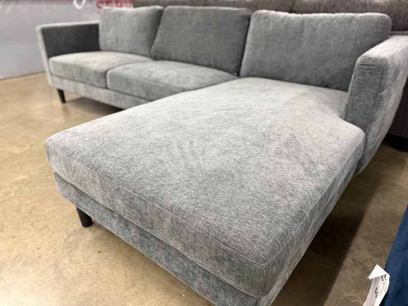 Anna Charcoal 2 Pc. Sectional with Chaise