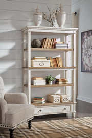 Ashley Furniture Realyn Home Office Set with desk, chair, and storage cabinet arranged in a modern, functional workspace.