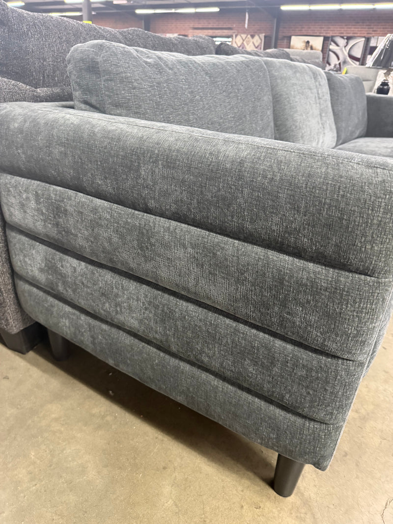 Anna Charcoal 2 Pc. Sectional with Chaise