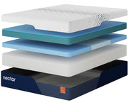 Nectar Ultra Memory Foam Mattress with multiple foam layers, showcasing its comfort and support design for restful sleep.