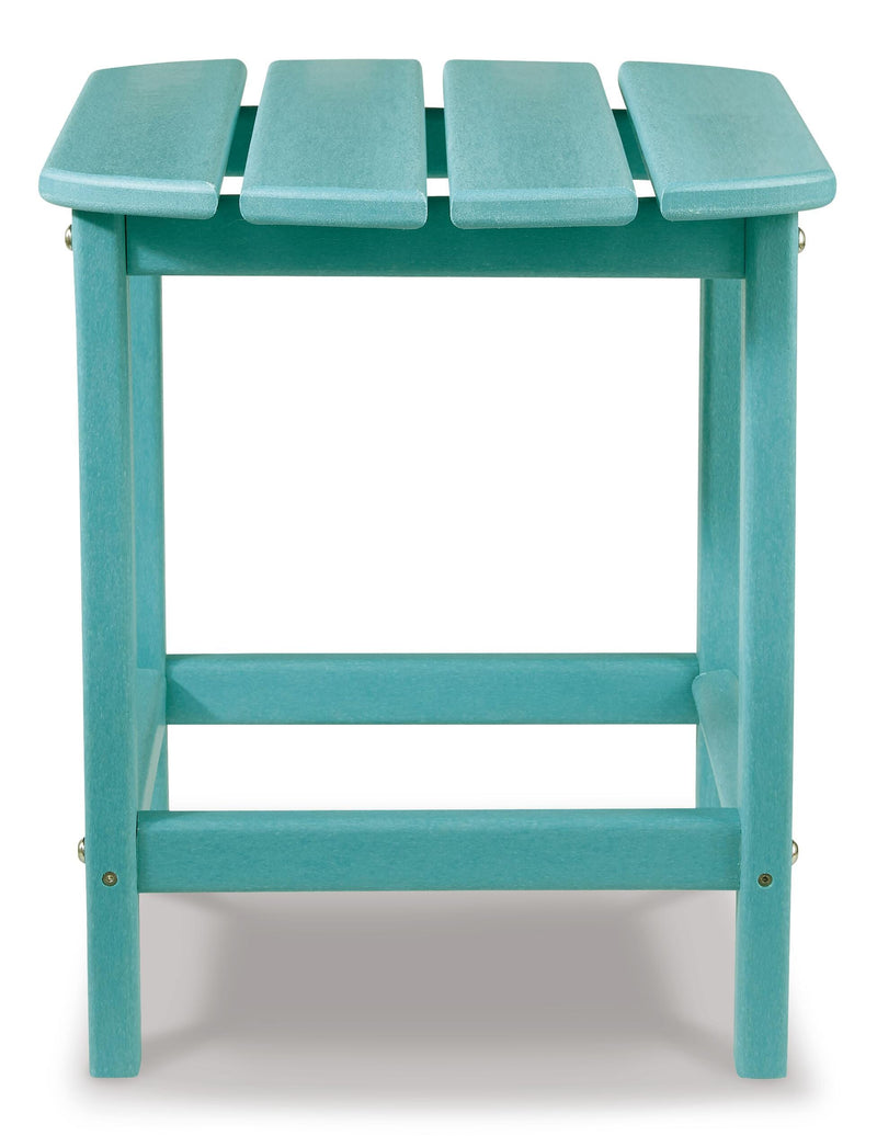 Ashley Furniture Sundown Treasure outdoor seating set with table and chairs, featuring a stylish, durable outdoor table set for patio use.