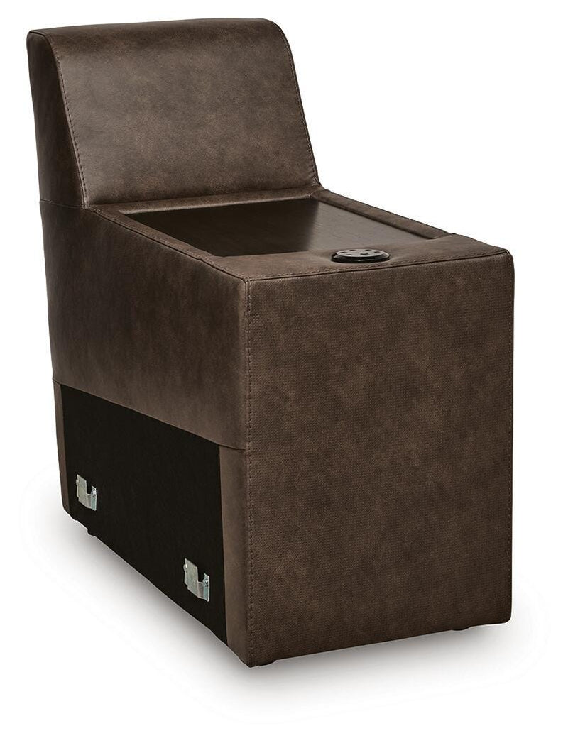 ModZ Power Reclining Sectional with Audio Console