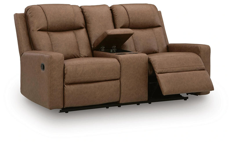 Mackmenville Reclining Loveseat with Console